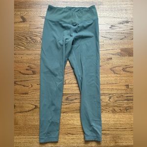 Beautiful dark teal colored leggings